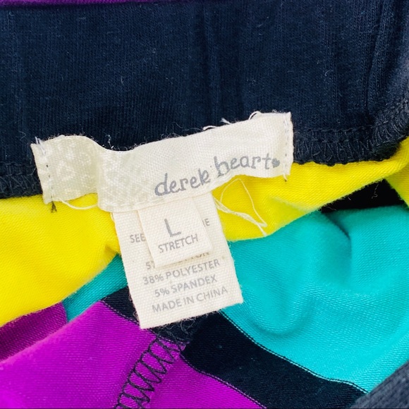 DEREK HEART Colorful Striped Maxi Dress A01 - Picture 7 of 8